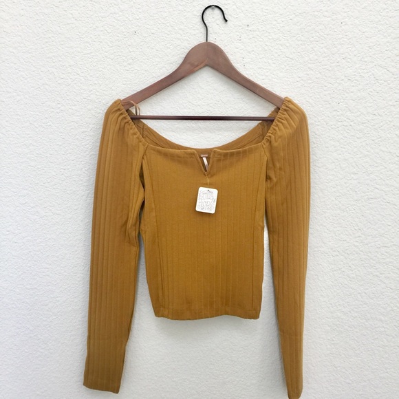 Free People After Party Top -Golden Palm - Picture 6 of 8